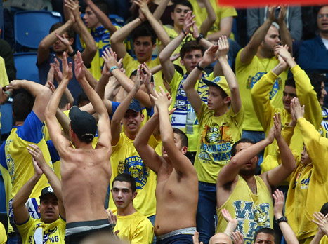 האוהדים זכו לרגע של נחת (דני מרון)