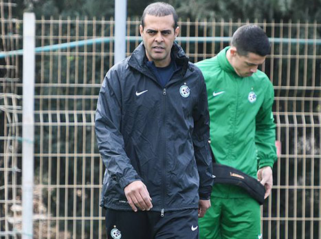 לוזון באימון הבכורה. שחר מרוצה (האתר הרשמי, מכבי חיפה)