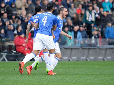 בונוצ'י הציל נקודה ליובנטוס (getty)