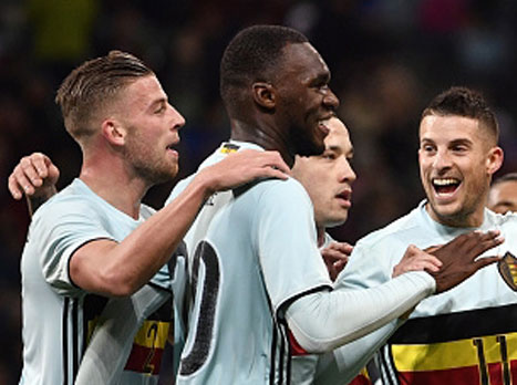 בנטקה עם צמד. בלגיה נרדמה בחצי השני (getty)