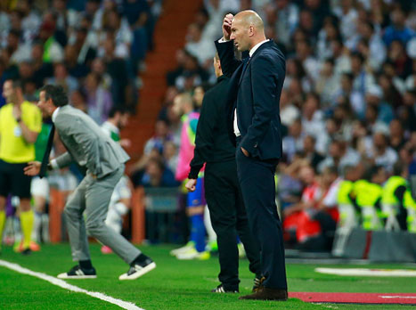 סדקים בשריון. זידאן (getty)