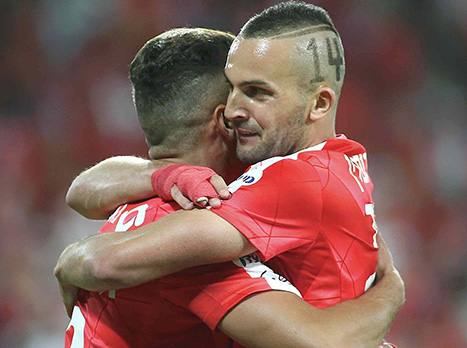 גם הוא לא צפוי לשחק. בן שהר (צילום: אלן שיבר)