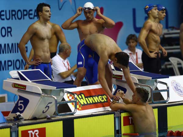 פתיחה מוצלחת. נבחרת השליחים (גלעד קוולרצ׳יק, באדיבות איגוד השחייה)