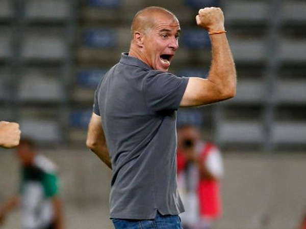 מודאג לפני מכבי ת"א. מאמן אלטאך, קלאוס שמידט (getty)