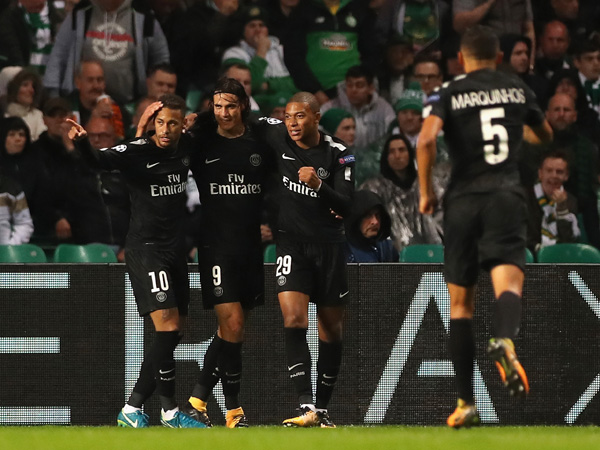 בכושר מפלצתי. פ.ס.ז' מנצחת כל מה שזז (getty)