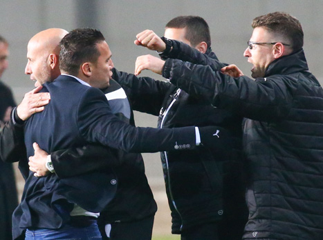 בכר. רוצה לשמוח גם אחרי המשחק מול הצהובים