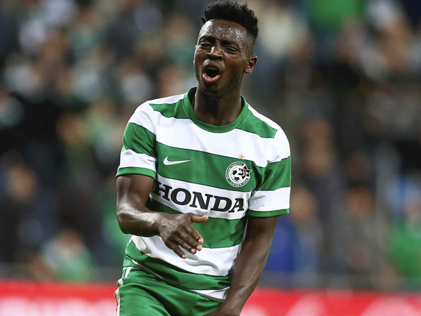 הפנים של סלליך אומרות הכל. חוסר מזל לחיפה (צילום: אלן שיבר)