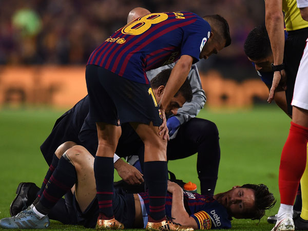 מסי יפסיד את הקלאסיקו? (GETTY)