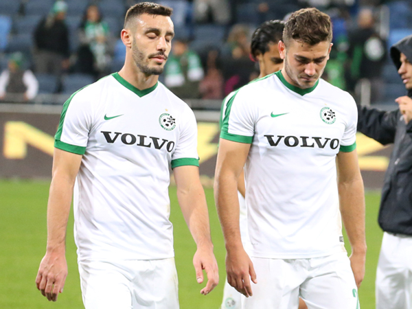 חסר לה מחץ. מכבי חיפה מאוכזבת (צילום: יוסי שקל)