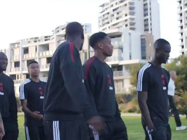 פוגבה במהלך העימות