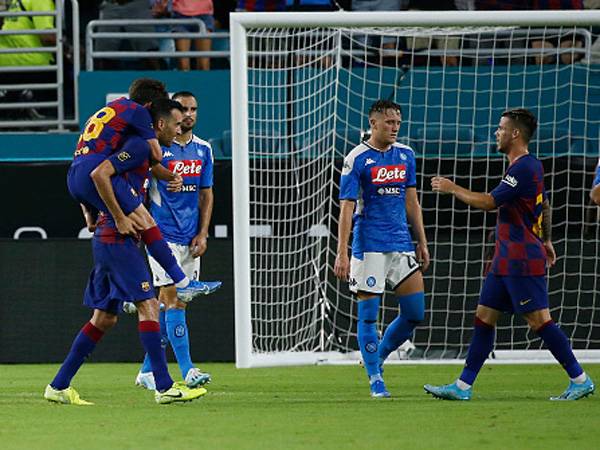 בוסקטס חוגג שער במיאמי (getty)