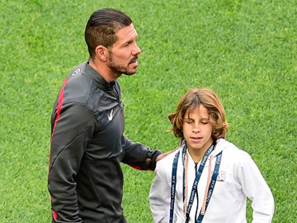 דייגו וג'וליאנו סימאונה ב-2014 (Getty)