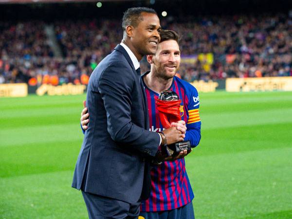 קלייברט עם מסי. לא הכל ורוד (GETTYIMAGES)