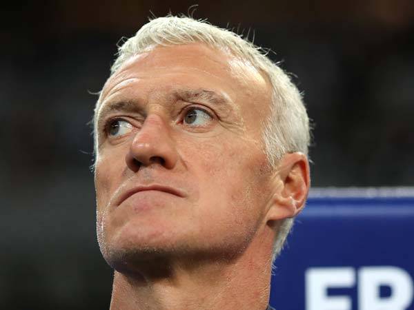 דידייה דשאן. השאיר את חלוץ ריאל מדריד בבית (getty)