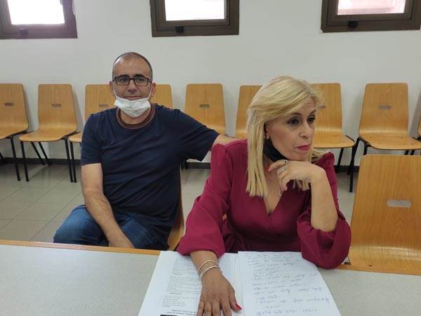 (נציגי הפועל ת"א, ניסנוב ופרידמן)