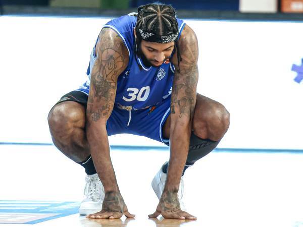 גלן רייס ג`וניור מאוכזב בסיום (צילום: לילך וייס רוזנברג, מנהלת ליגה לאומית Winner)