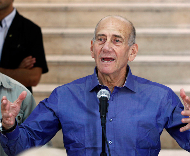 אולמרט. הרצאה מדהימה על ארדילס (Getty)