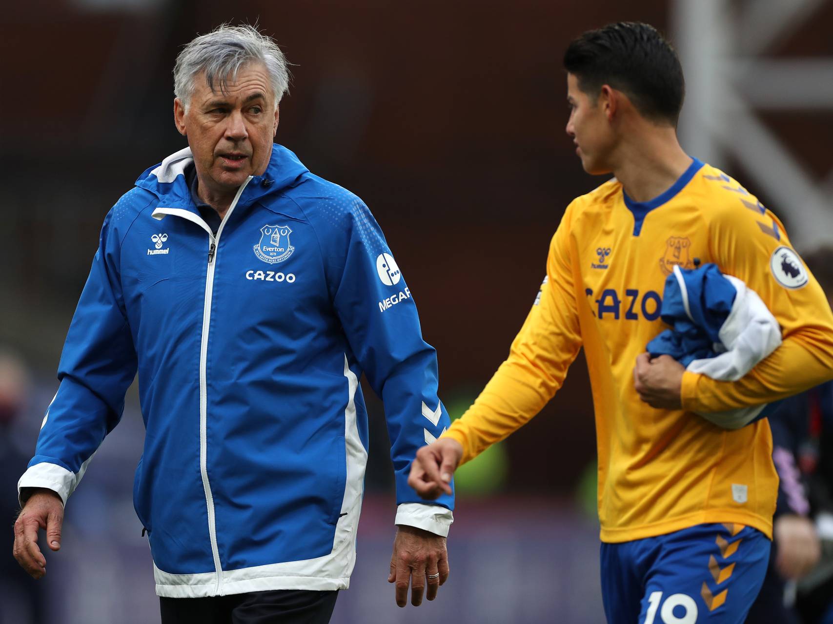 אנצ'לוטי עם חאמס. ליברפול מחכה (Getty)