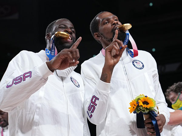 גרין ודוראנט. היום הם חברים (Getty images)