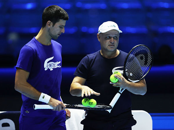 ג'וקוביץ' באימון בטורינו, יזכה בפעם השישית? (getty)