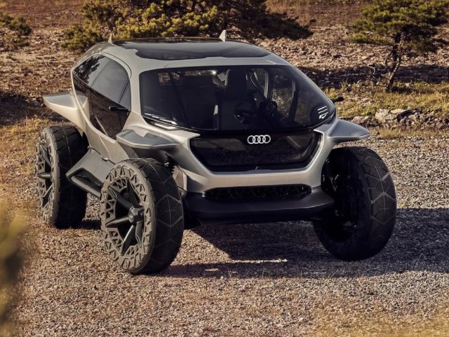 מקור ההשראה. רכב ה-4X4 העתידני של אאודי, טרייל קוואטרו