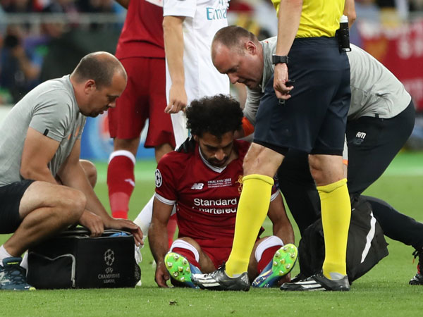 רגע הפציעה של סלאח. זמן הנקמה? (Getty)