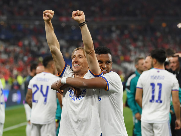 מודריץ' ורודריגו אחרי הניצחון (Getty)