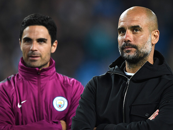 ארטטה ופפ. לא חגג נגד ארסנל (Gareth Copley/Getty Images)