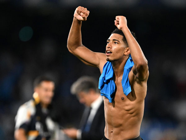 בלינגהאם בסיום. מספר 1 על הדשא (Francesco Pecoraro/Getty Images)