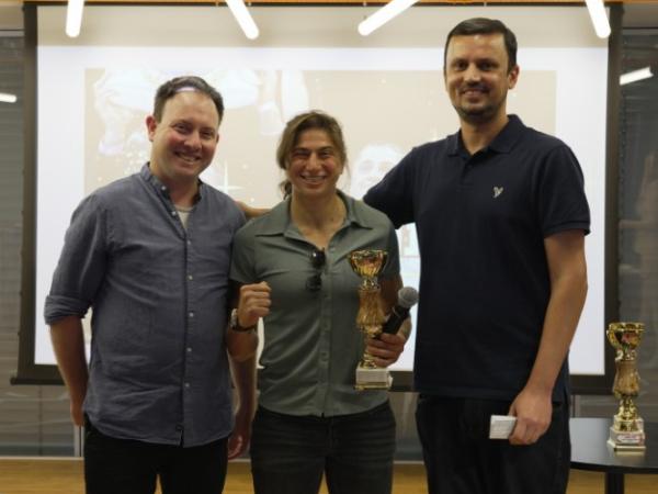 נילי בלאק, אלופת העולם בקיקבוקס ואיגרוף תאילנדי, זוכה בתואר הספורטאית הלא-אולימפית של השנה ((צילום: סוניה גרשפט)