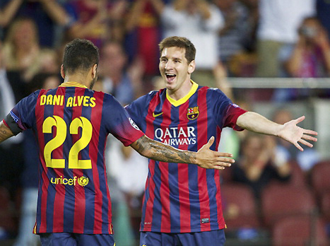 מעמיק את אחיזתו בספרי ההיסטוריה. מסי (GETTYIMAGES)