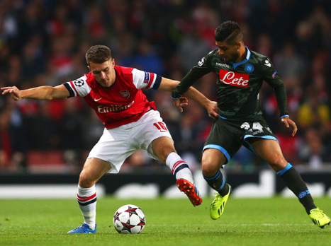 ראמזי ואינסינייה. מי תקרוס תחת הלחץ? (GETTYIMAGES)