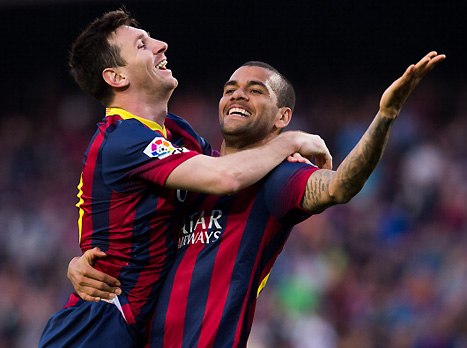 מסי, אלבה שומר לו אמונים (GETTYIMAGES)