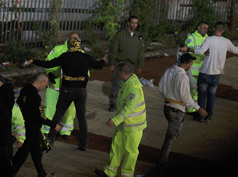 המאבטחים עבדו שעות נוספות