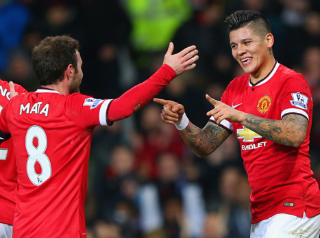 צמד הכובשים של יונייטד. רוחו ומאטה (gettyimages)