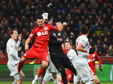 מויה נכנע לראשונה העונה באלופות (gettyimages)