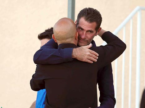 יכול להיות שבעונה הבאה הם ייפגשו בליגת העל (צילום: אלן שיבר)