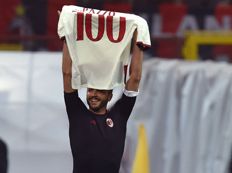 פאציני חגג 100 כיבושים בליגה (gettyimages)