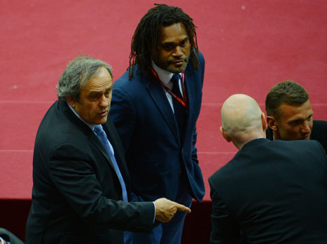 רחוק מהצרות של פיפ"א, פלאטיני וקראמבו נהנו (getty)