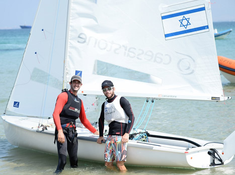 יש כרטיס לריו. לוין ופרויליך (עמית שיסל, איגוד השייט)