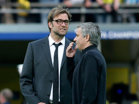 קלופ ומוריניו, יחייכו גם אחרי המפגש הקרוב? (gettyimages)