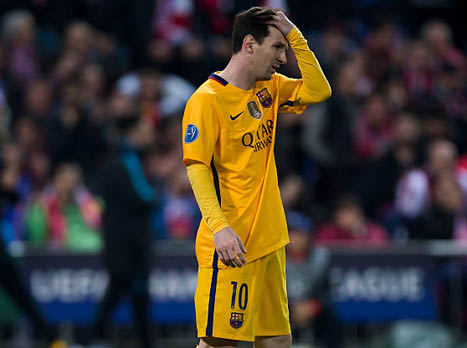 אותה כמות משחקים כמו רונאלדו, והוא היה פצוע לחודשיים. מסי (Getty)