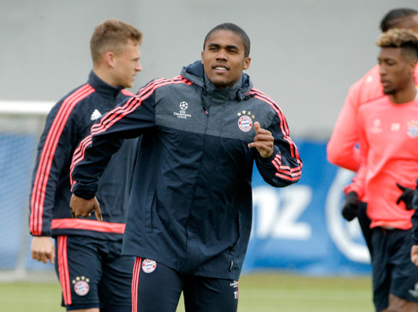 דוגלאס קוסטה באימון (Getty)