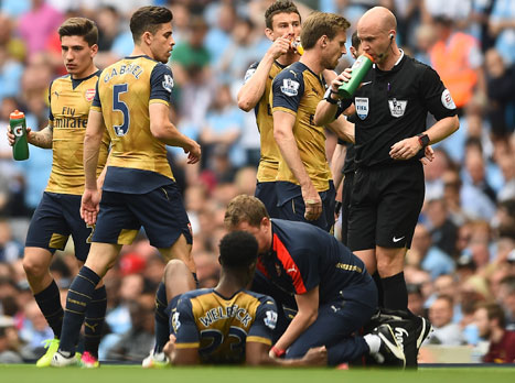 מכה לאנגליה ולארסנל (getty)