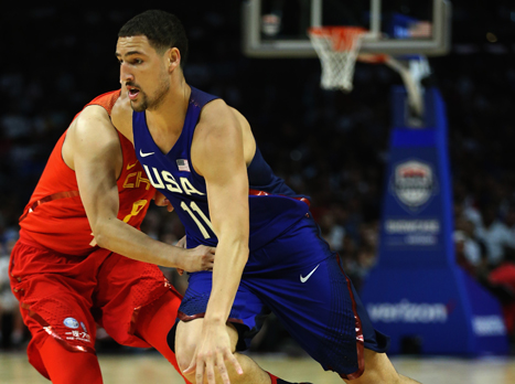 תומפסון. כבר משתלב עם דוראנט (getty)