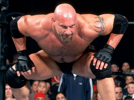 חוזר לזירה. גולדברג (צילום: WWE)