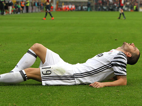 הפציעה שמדאיגה את אנשי יובה (Getty)