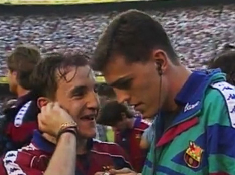 אוסקר ופרר מאזינים למשחק של ריאל. שוב בארסה זכתה, שוב במחזור הסיום