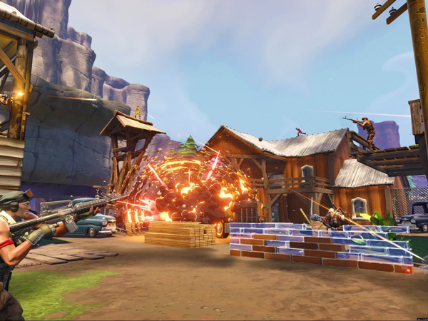 מערכת הבנייה של Fortnite בפעולה. כיצד תעבוד עם מקשי המגע של המובייל?