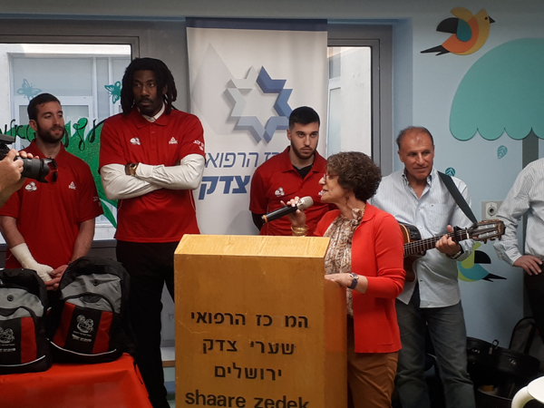 סטודמאייר, בלאט ואוחיון בביה"ח (דוברות שערי צדק)